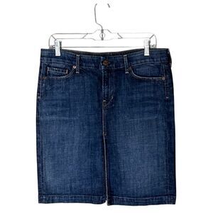 Citizens of Humanity Sophia #300 Split Front Denim Jean Skirt Size 30 or 10